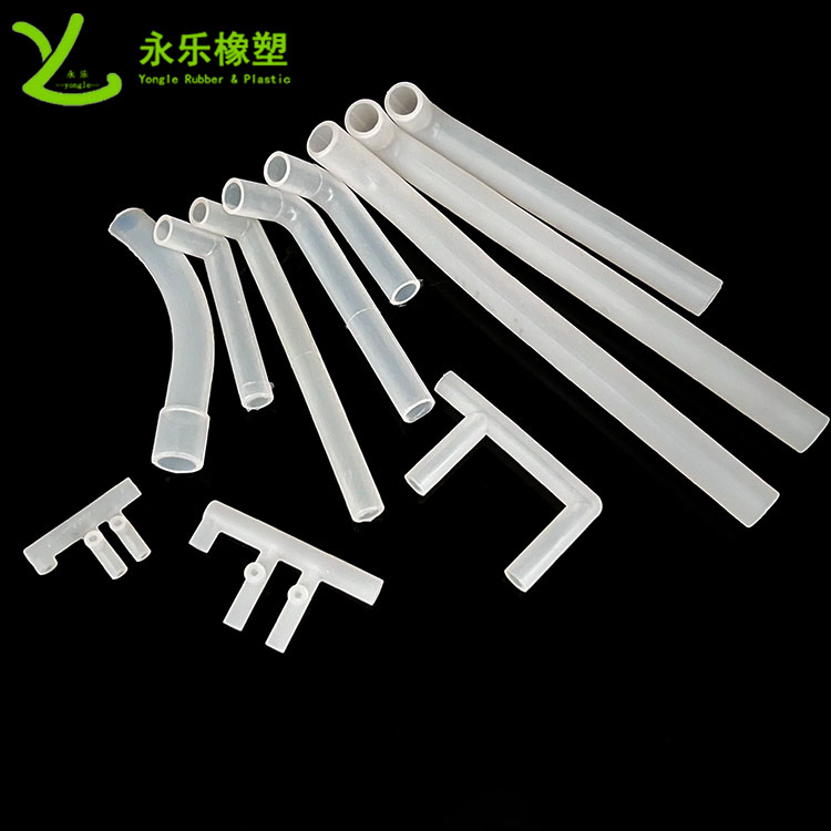 醫(yī)用硅膠彎管，模壓硅膠彎管，血氧儀硅膠彎管