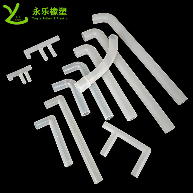 醫(yī)用硅膠彎管，模壓硅膠彎管，血氧儀硅膠彎管