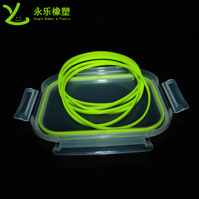 粘接保鮮盒硅膠密封圈，日子型硅膠密封圈，飯盒空心硅膠密封圈